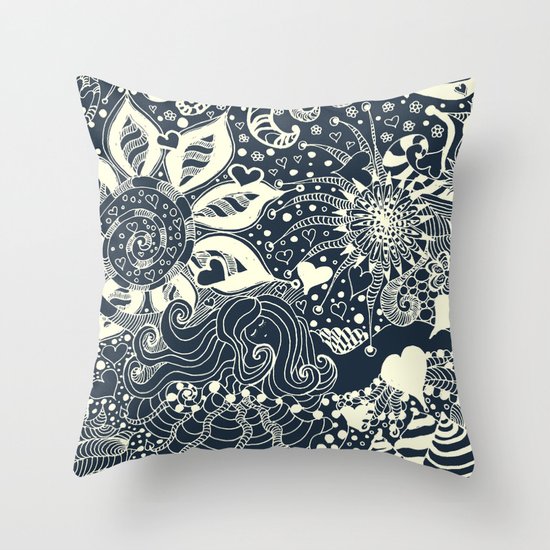 MERMAID Throw Pillow