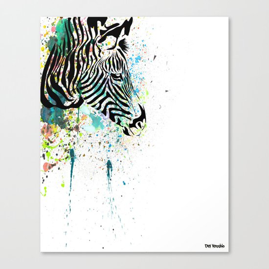 Zebra Canvas Print