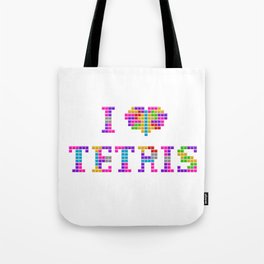 I <3 Tetris Tote Bag