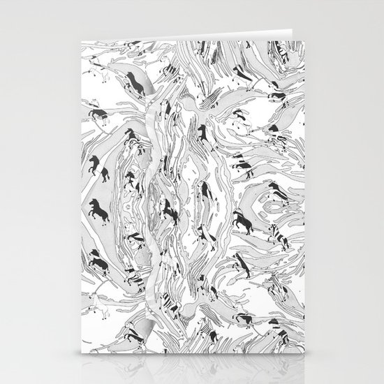 Zebra Cowboys Stationery Cards