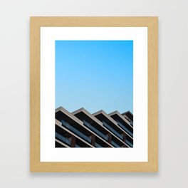 Jagged Framed Art Print