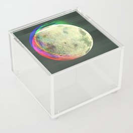 Glitch Moon Acrylic Box