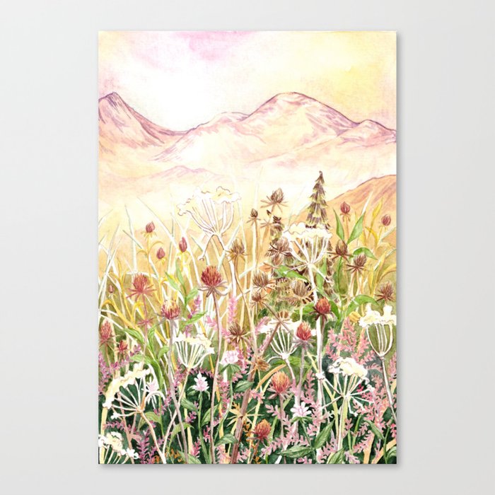 Nepal Mountains Canvas Print