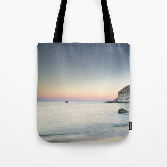 "SuperMoon in Plomo Beach" Tote Bag