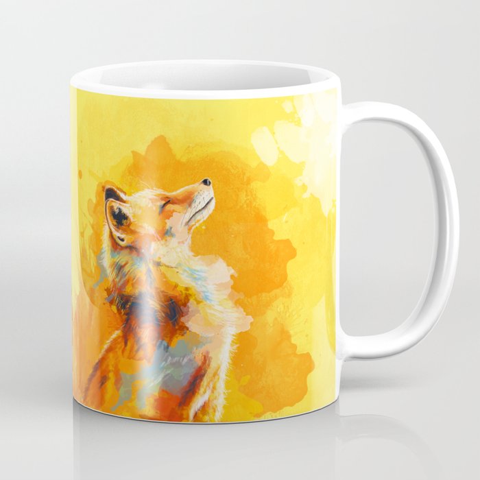 Blissful Light - Fox portrait Coffee Mug