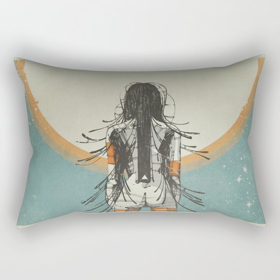 Nymph: Staring at the Sun (Ext) Rectangular Pillow