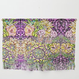 Whimsical Floral Pattern Wall Hanging