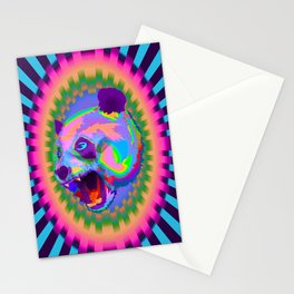 Prismatic Panda  Stationery Cards