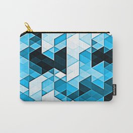 Blue Crystal Confusion Carry-All Pouch