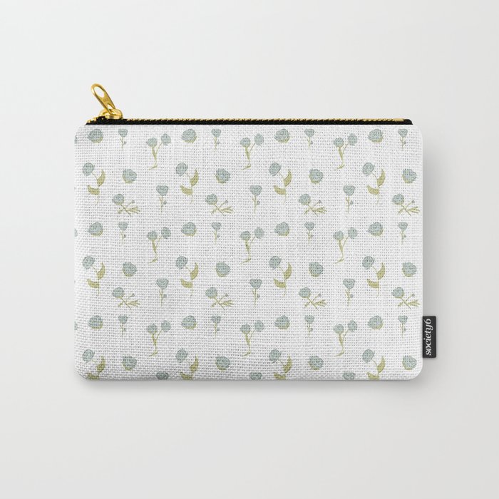Dainty Floral Carry-All Pouch