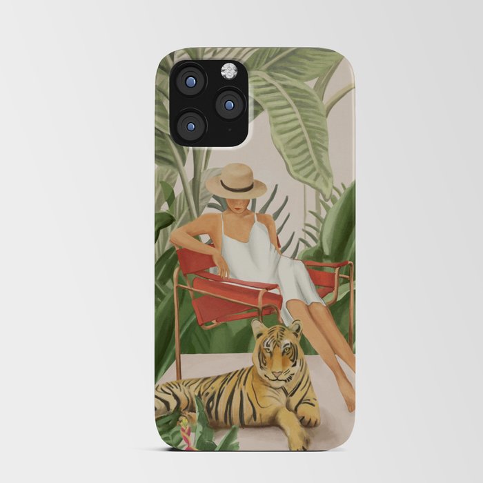 The Lady and the Tiger II iPhone Card Case