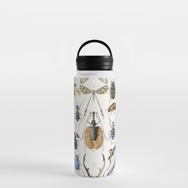 Insects by Adolphe Millot Water Bottle
