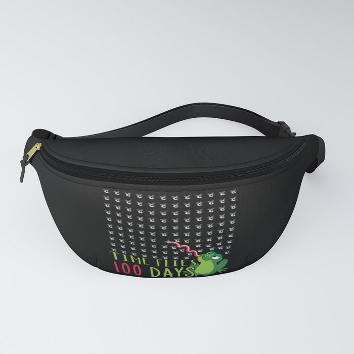 Days Of School 100th Day Flies Frog Fanny Pack