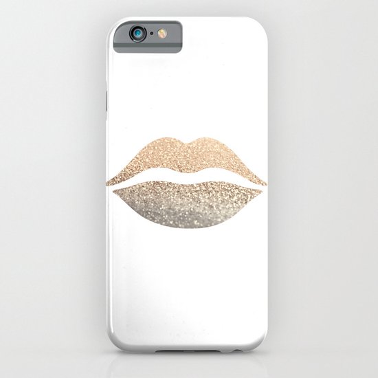 GOLD LIPS iPhone & iPod Case