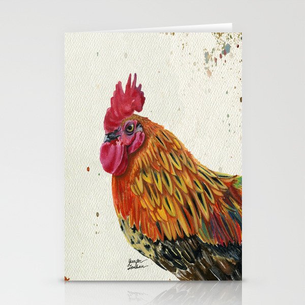 Rooster Harlow Stationery Cards