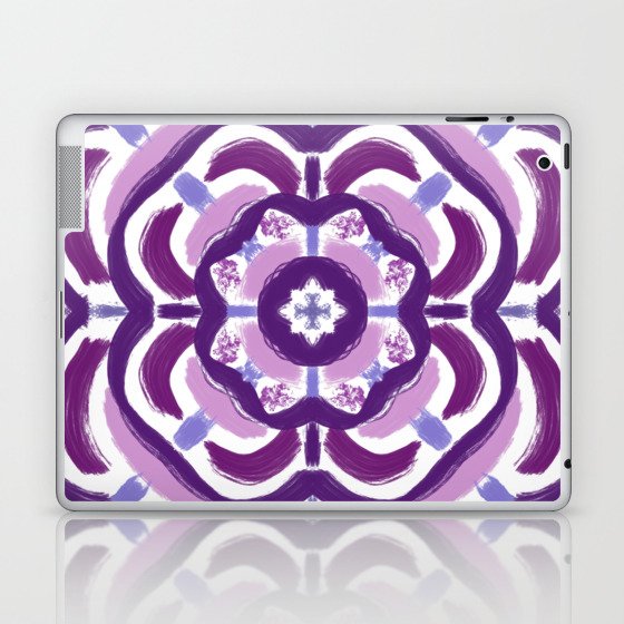 Flower Purple A Laptop & iPad Skin