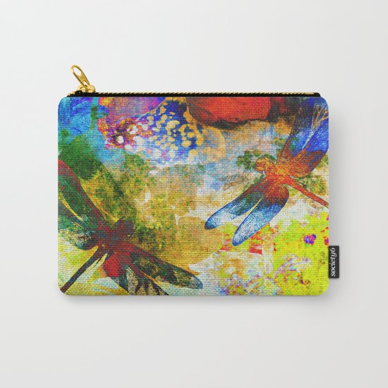 Silk Dragonflies QQ Carry-All Pouch