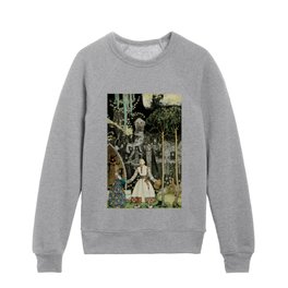 Kay nielsen East of the sun and west of the moon pl 17 (1922) Enhanced with artificial intelligence Kids Crewneck