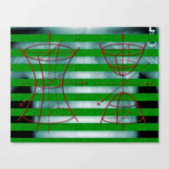 Figure 57 (Diagram Series) Canvas Print