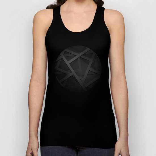 Black Web Unisex Tank Top