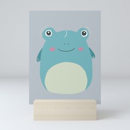 Frog Plushie Mini Art Print