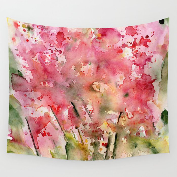 Wild & Free Intuitive Florals 2 Wall Tapestry