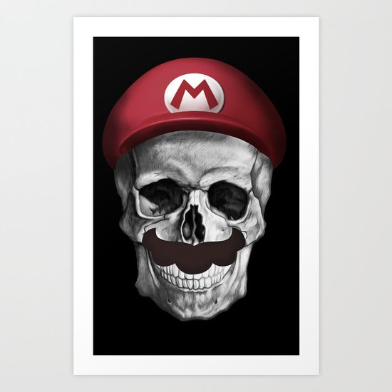 It's A-Me, Dead Mario! Art Print