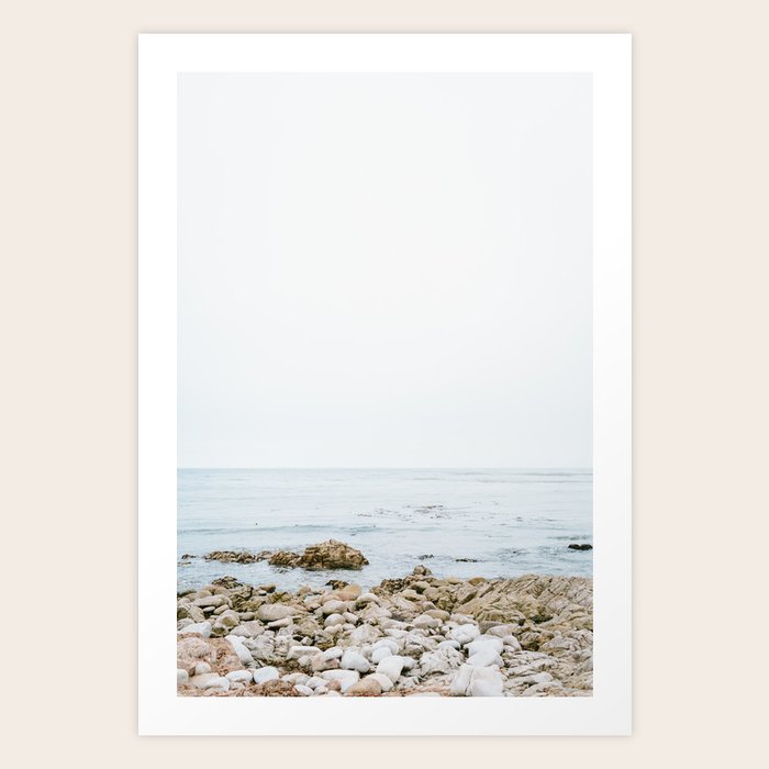 Pebble Beach Art Print by Wild and Fleeting Print Shop | Society6