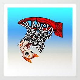 Pawpaw Basketball Art Print