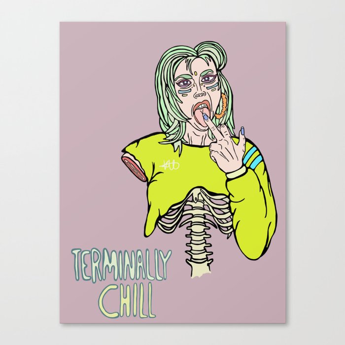 Terminally Chill: The Deadly Lick Canvas Print