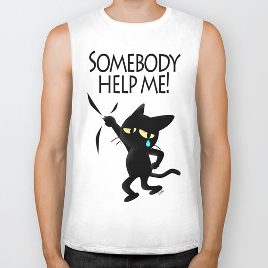 Somebody help me Biker Tank