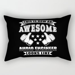 Audio Engineer Sound Technician Gift Rectangular Pillow
