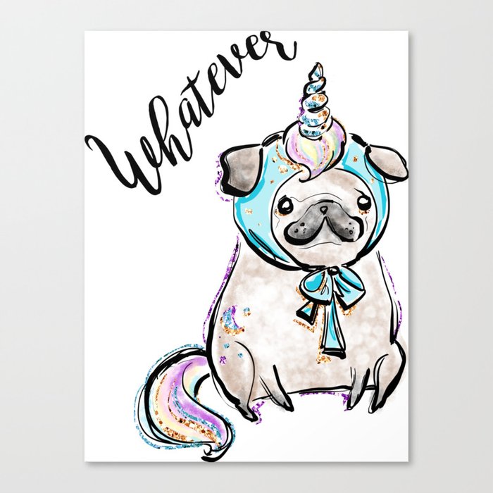 Funny Pug Unicorn Pug Funny Dog Cute Pug Cute Dog Puppy Dog