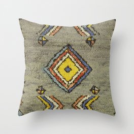 Moroccan Berber Carpet Throw Pillow