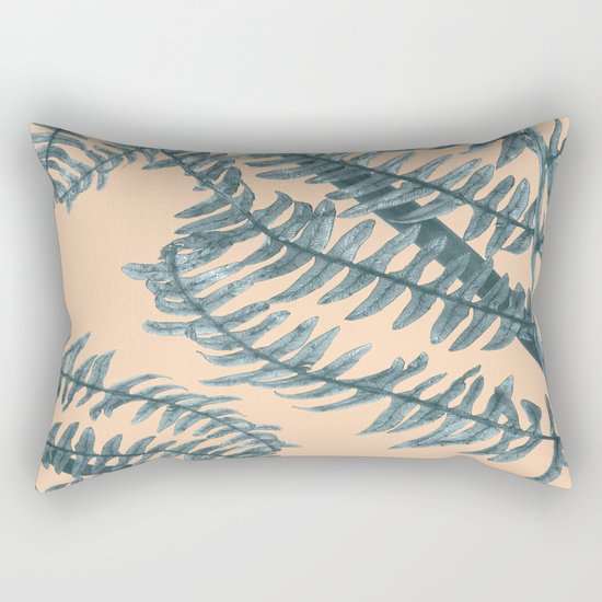 Silver Fern Rectangular Pillow