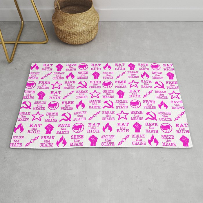 VIVA LA REVOLUCIÓN (PINK) Rug