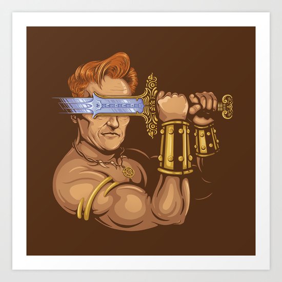 Late Night Barbarian Art Print