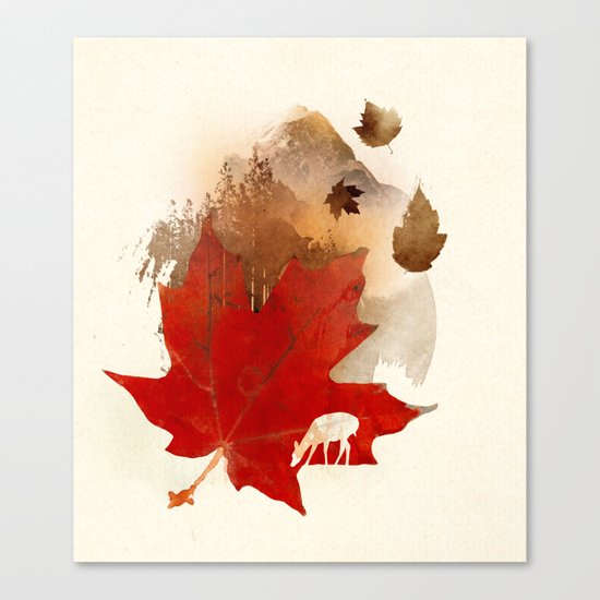 Autmn is coming Canvas Print