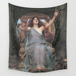Circe Offering the Cup to Ulysses, John William Waterhouse Wall Tapestry