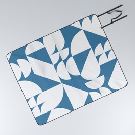Geometrical modern classic shapes composition 18 Picnic Blanket