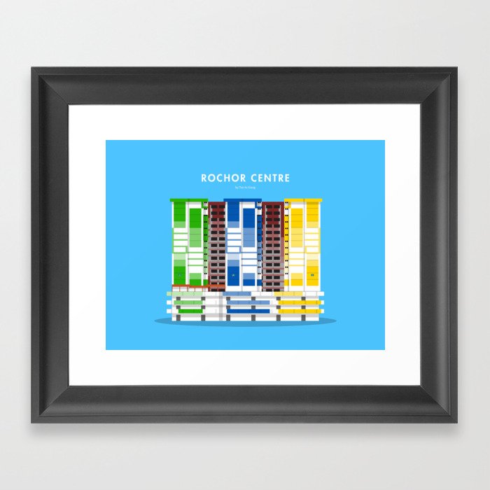 Rochor Centre, Singapore [Building Singapore] Framed Art Print