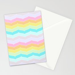 Pastel Stripes Stationery Cards