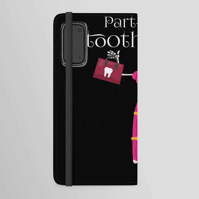 Part Time Tooth-Fairy | Pink Skeleton Android Wallet Case