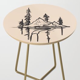 Abstract Landscape II Side Table