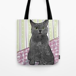 RussianBlueDoodle Tote Bag