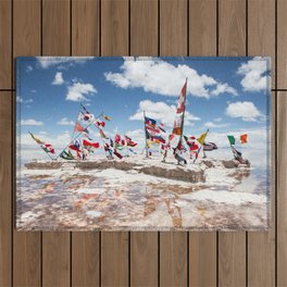 Salar de Uyuni International Flags Outdoor Rug