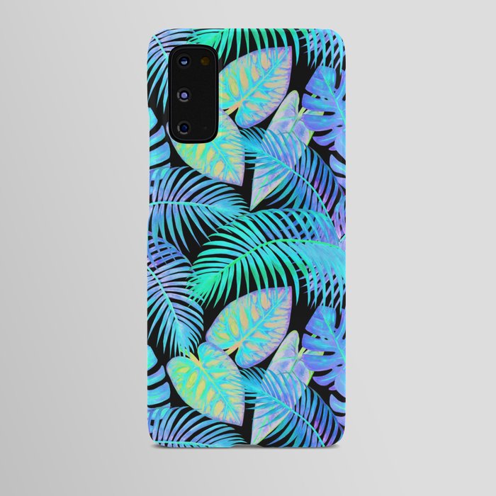 Tropical Fluorescent Palm Leaves Android Case