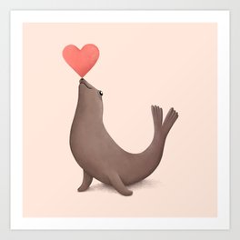 Seal of Approval Art Print