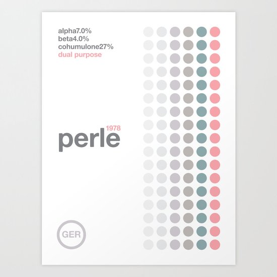perle//single hop Art Print