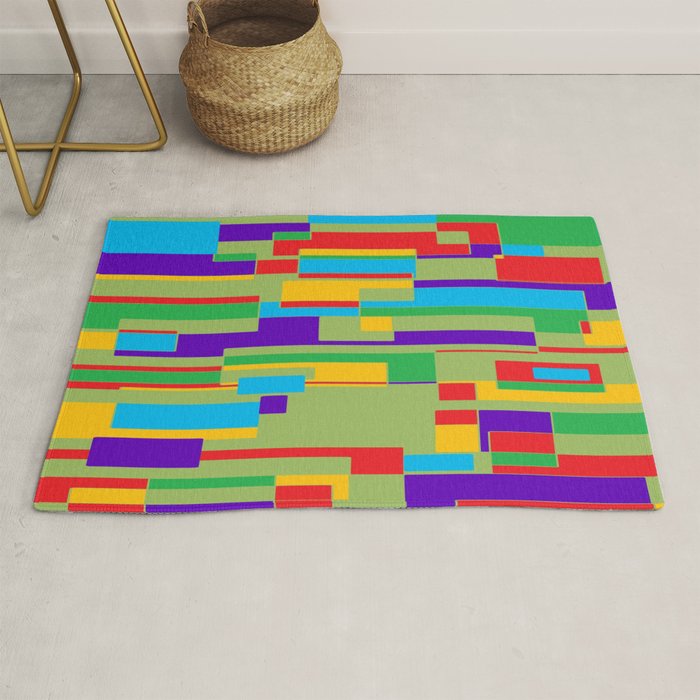 Green Red Purple Aqua And Yellow Geometric Rug By Celestesheffey Society6 - Purple And Yellow Geometric Rug Green Red Purple Aqua And Yellow Geometric Rug By Celestesheffey Society6 - Purple And Yellow Geometric Rug